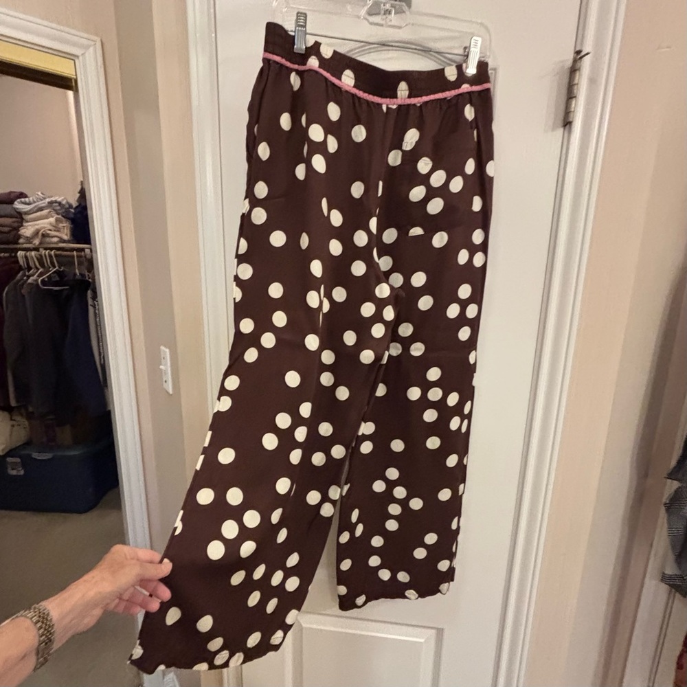 Anthropologie Maev Polk Dot Pants - Picture 4 of 8